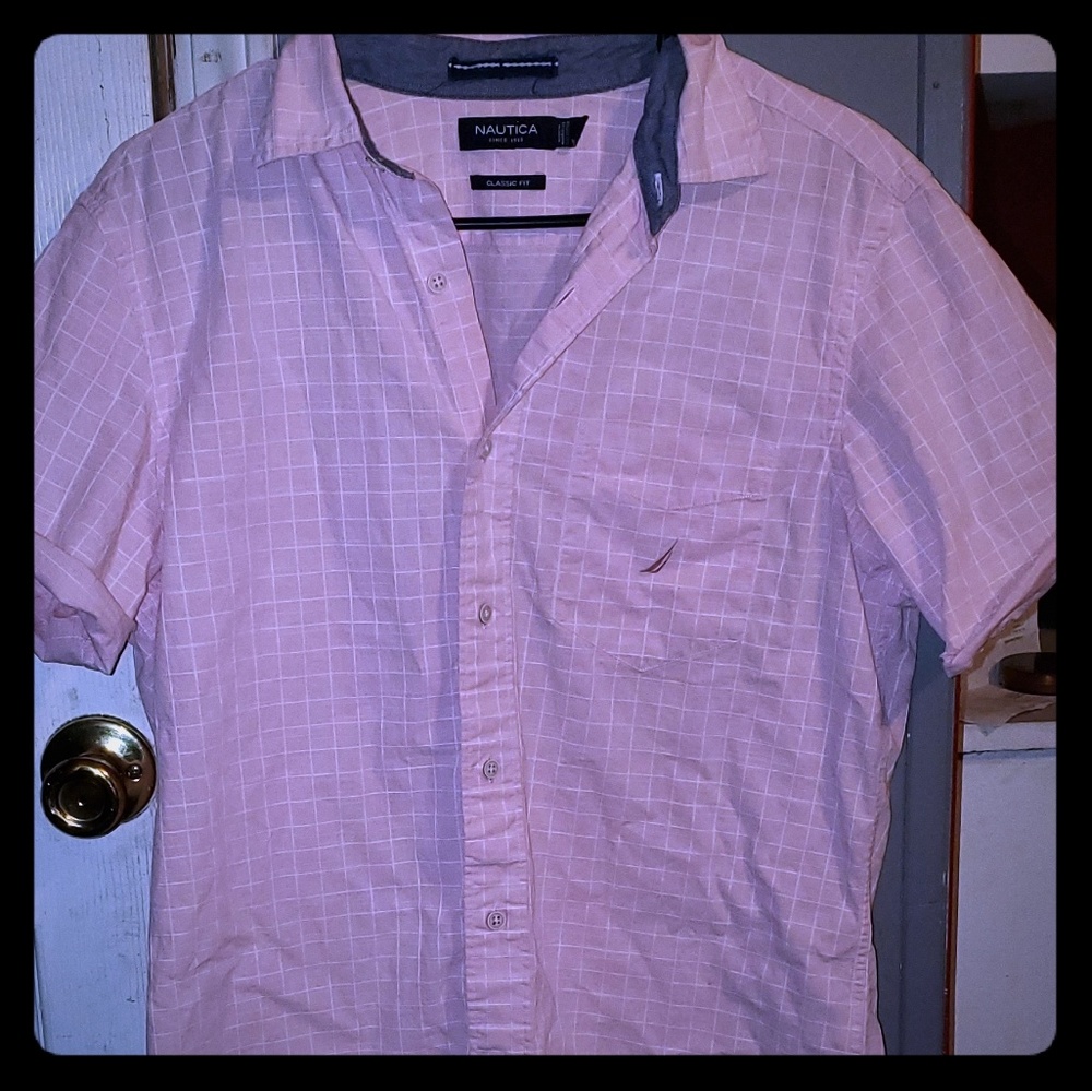 Nautica Short Sleeve Button Up
